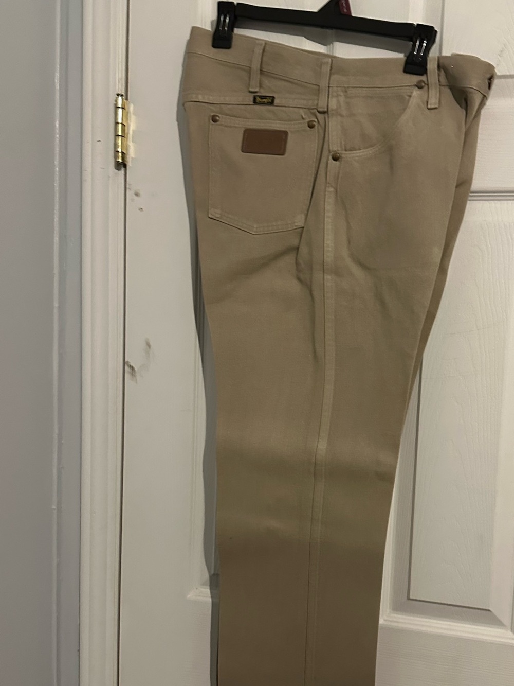 Vintage Wrangler Tan Cowboy Cut Jeans Made in USA 34x36
